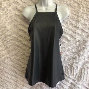 Splits59 Fiona Steel Color Spaghetti Strap Tank Top New With Tags Size Large